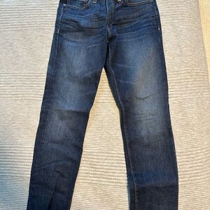 Madewell Men's Dark Indigo Athletic Slim Jeans 30x30